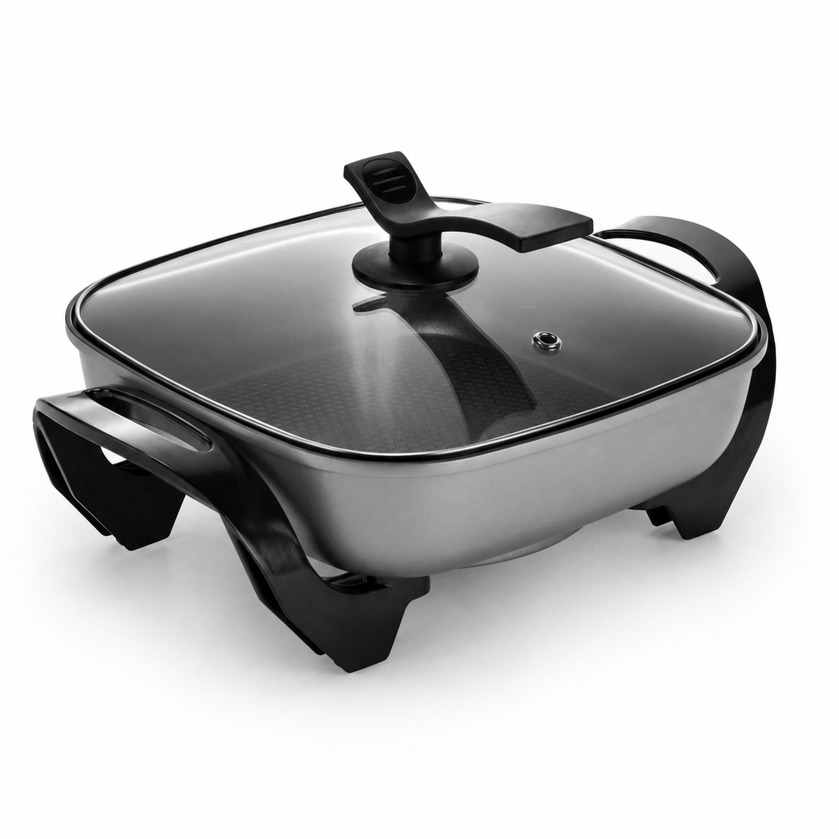 s-zoom.filetakealot-102825990-1.png Capri - 30 cm Silver Non-Stick Electric Frying Pan - Image 1