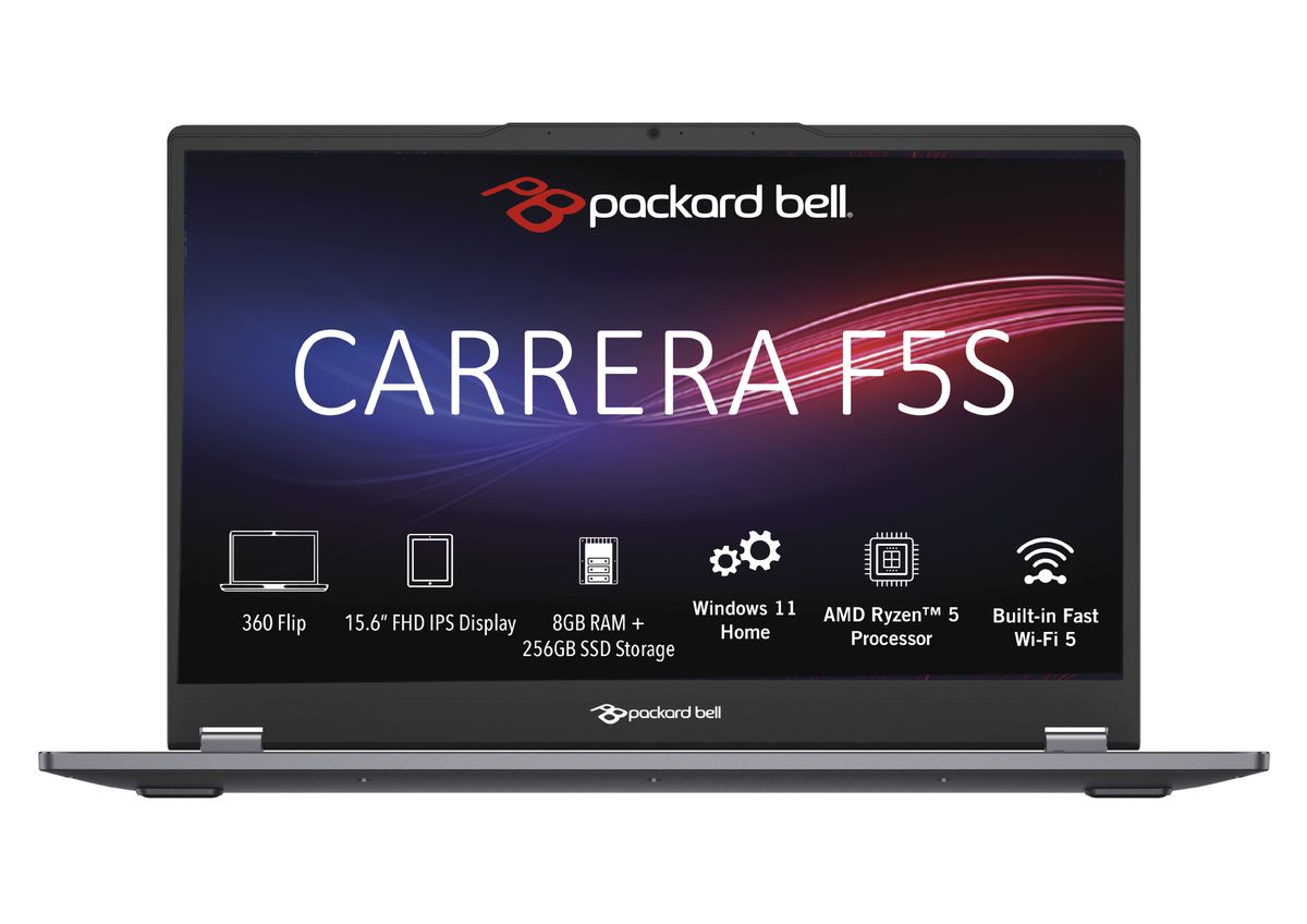 s-zoom.filetakealot-102840304-1.jpg Packard Bell Carrera F5S Flex 15.6" Ryzen 5 8GB + 256GB SSD Laptop - Image 1