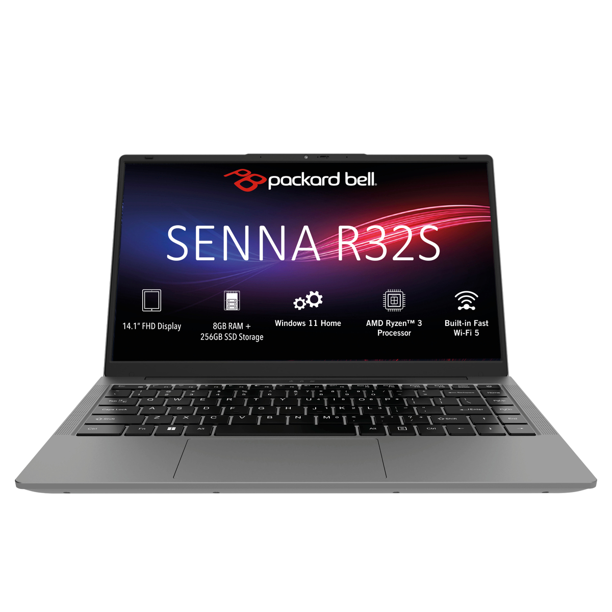 s-zoom.filetakealot-102840486-1.png Packard Bell Senna R32S 14.1" FHD AMD Ryzen 3 8GB + 256GB SSD Laptop - Image 1
