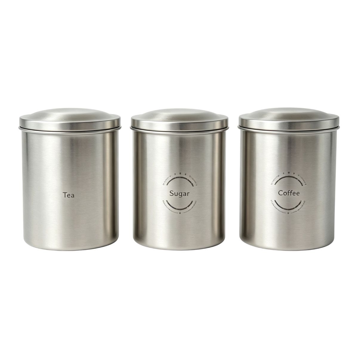s-zoom.filetakealot-102854927-1.jpg Danny home Stainless Steel Storage Jars Set Of 3-HO-192 - Image 1
