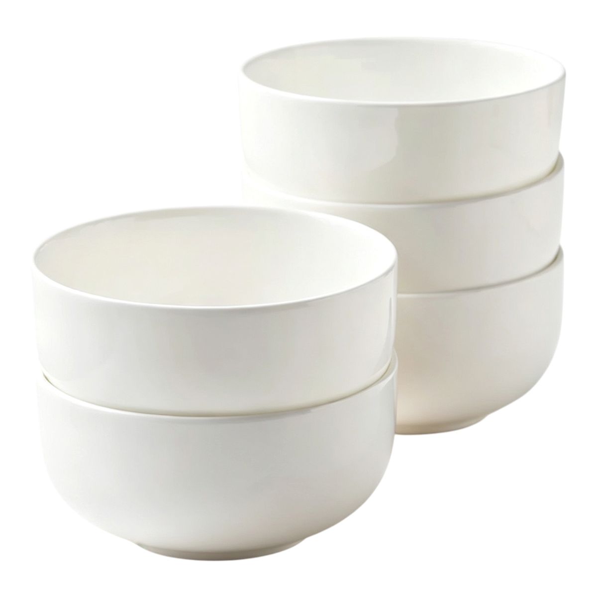 s-zoom.filetakealot-102866879-1.jpg Danny Home White Bowls - 6 Piece - Image 1