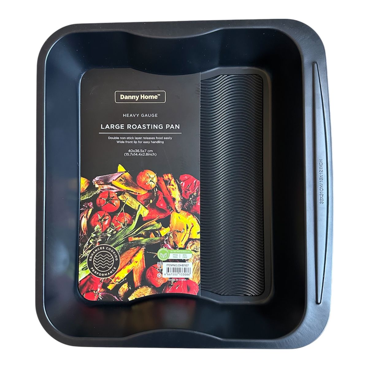 s-zoom.filetakealot-102886595-1.jpg Danny Home Large Roasting Pan- DHB167 - Image 1