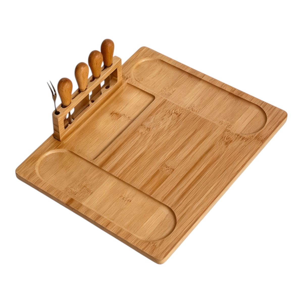 s-zoom.filetakealot-102887758-1.jpg Danny home Bamboo Cheese Board Set-HB12-01 - Image 1
