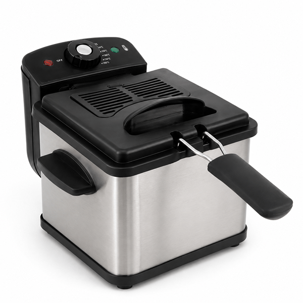 s-zoom.filetakealot-102967412-1.png Stainless Steel Electric Deep Fryer with Adjustable Temperature Control - Image 1