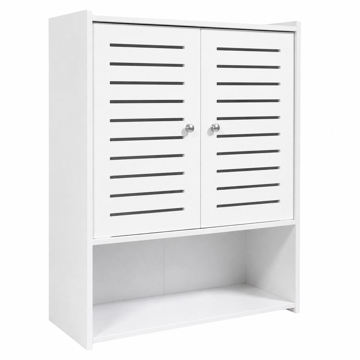 s-zoom.filetakealot-103034322-1.png Double Doors Bathroom Wall Cabinet Space Saver Cabinet Storage Cupboard - Image 1