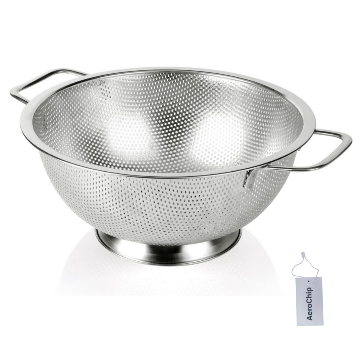 s-zoom.filetakealot-103041666-1.png Colander Stainless Steel 3-Quart, Strainer Kitchen, Dishwasher Safe - Image 1