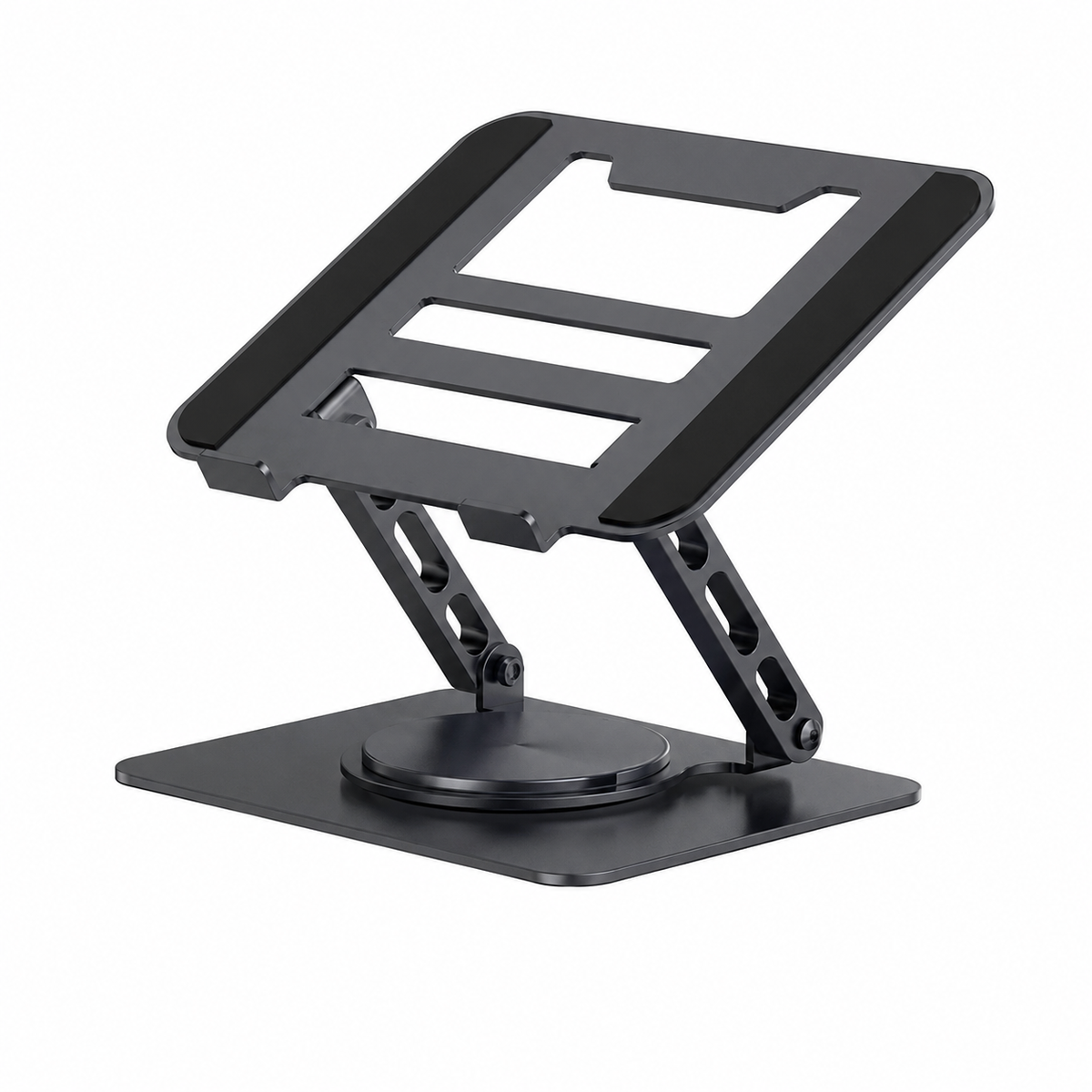 s-zoom.filetakealot-103043145-1.png SKY-TOUCH Adjustable Laptop Stand with 360 Base - Black - Image 1