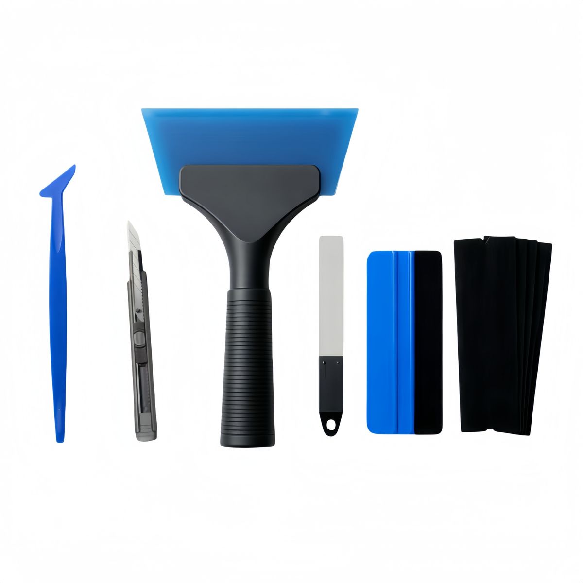 s-zoom.filetakealot-103111242-1.jpg 6-Piece Car Vinyl Wrap & Window Tint Tool Kit - Squeegee & Knife - Image 1