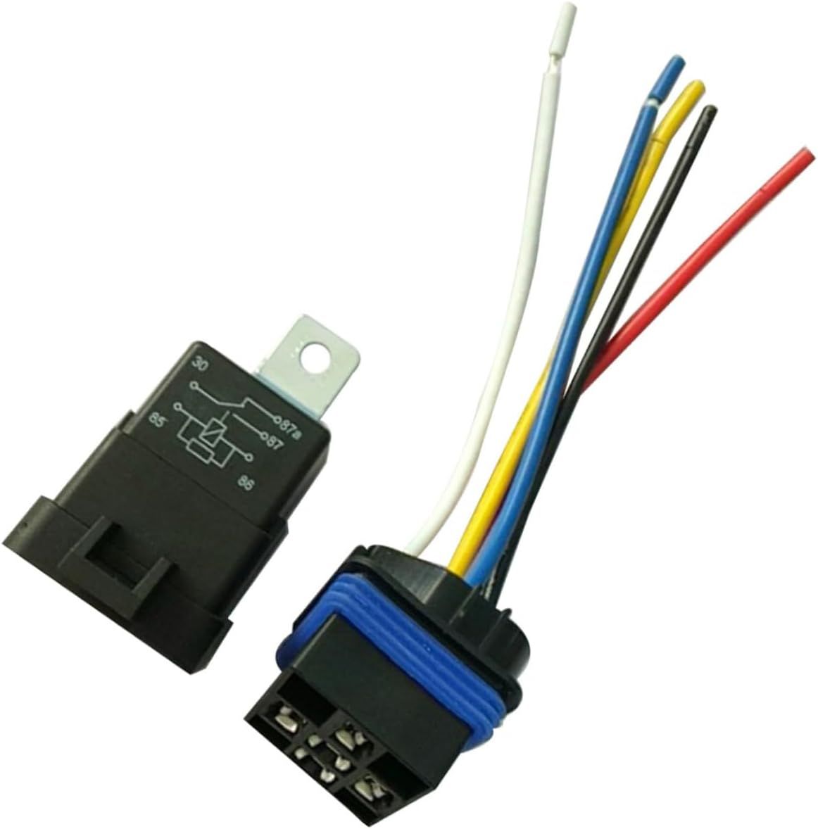 s-zoom.filetakealot-103121140-1.jpg 40a Automotive Relay Pin Relay Socket Wire Harness for Car Interior Engine - Image 1