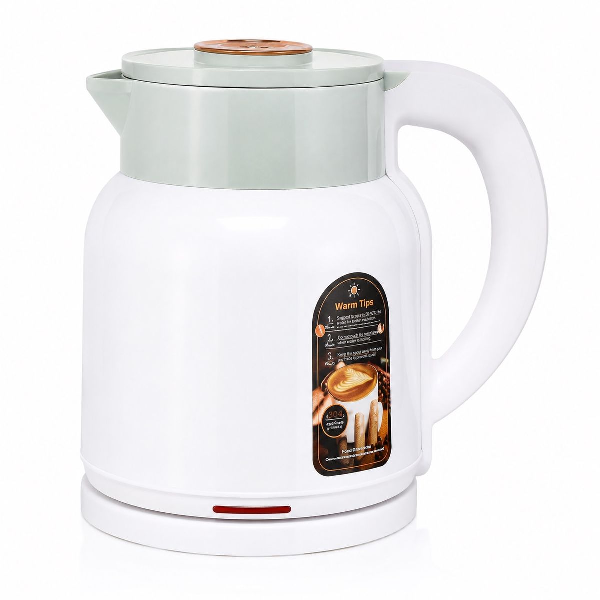 s-zoom.filetakealot-103203540-1.jpg 2L Electric Kettle - 1500W Fast Boil, Stainless Steel Inner Pot & 360 Base - Image 1
