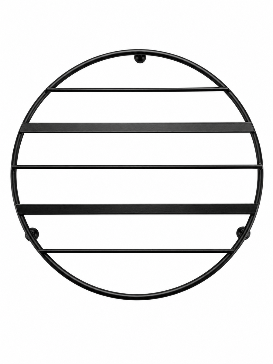s-zoom.filetakealot-103265266-1.png Round Metal Kitchen Trivet Heat Resistant Pot Holder Countertop Protector - Image 1