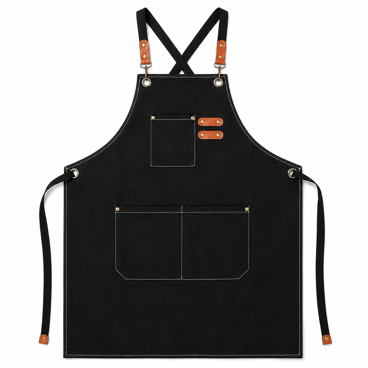 s-zoom.filetakealot-103269121-1.png Premium Canvas Fashion Apron, Multipurpose Wear for Home Kitchen Activities - Image 1