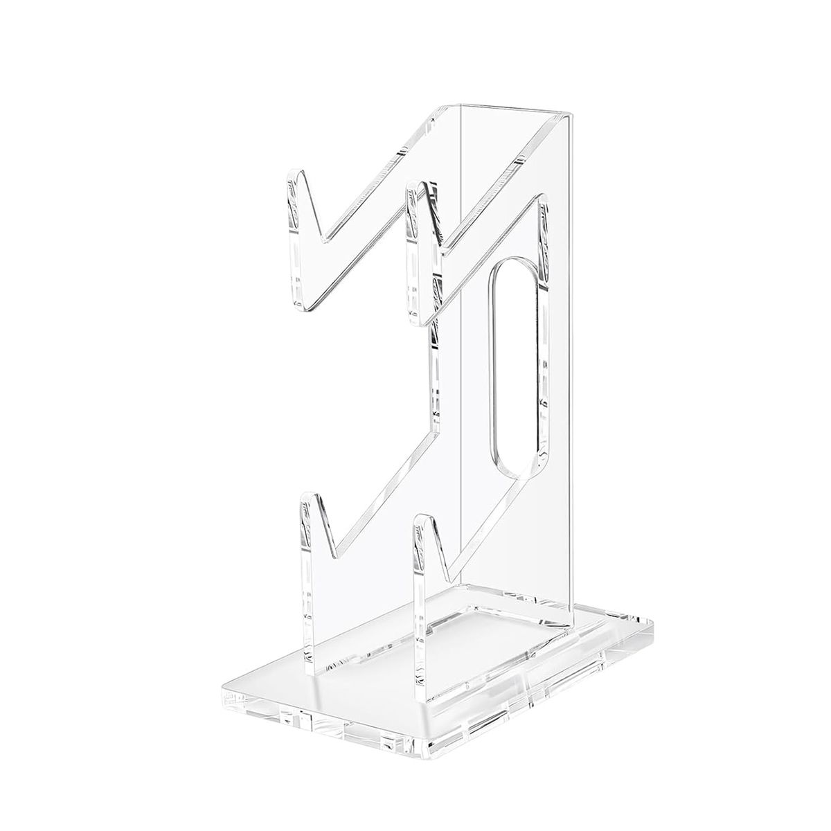 s-zoom.filetakealot-103273014-1.jpg Clear Acrylic Dual Game Controller Stand Holder - Image 1