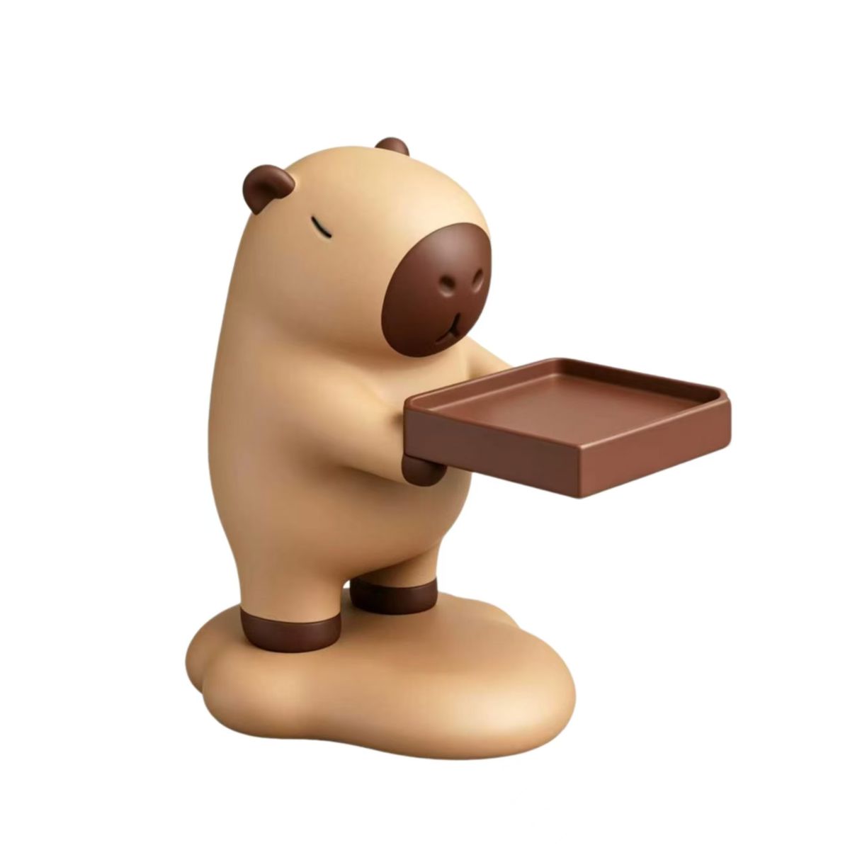 s-zoom.filetakealot-103276695-1.jpg Cute Capybara Figurine Desk Ornament Watch Holder Home Decor - Image 1