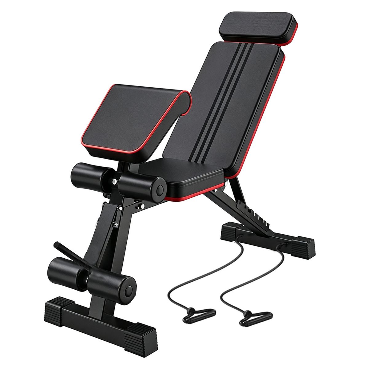 s-zoom.filetakealot-103278505-1.jpg Multi-Function Foldable Fitness Training Dumbbell Bench Adjustable,Home Gym - Image 1