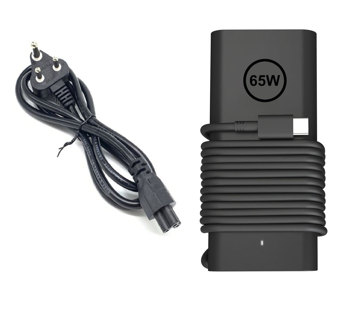 s-zoom.filetakealot-103298610-1.jpg Replacement 65W USB-C Oval Power Supply Compatible with Dell Type-C Laptops - Image 1