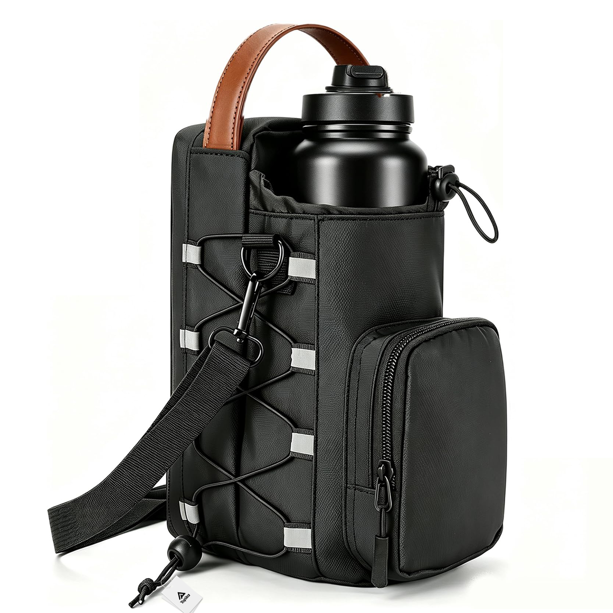 s-zoom.filetakealot-103304237-1.png Topika Magnetic Gym Bag Water Bottle Carrier, 3 Magnets, Waterproof, Large - Image 1