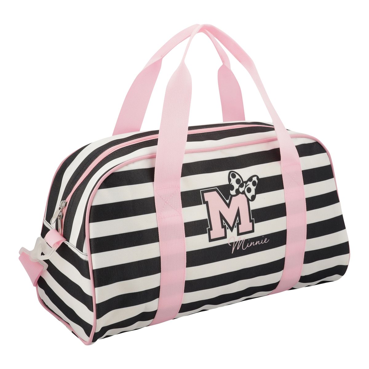 s-zoom.filetakealot-103308330-1.jpg Minnie Striped Duffle Bag - Image 1