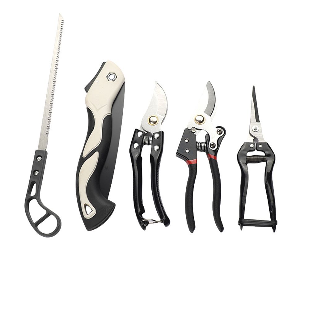 s-zoom.filetakealot-103312020-1.jpg 5-Piece Garden Pruning Shears Set-for Tree Branches, Roses & Indoor Plants - Image 1