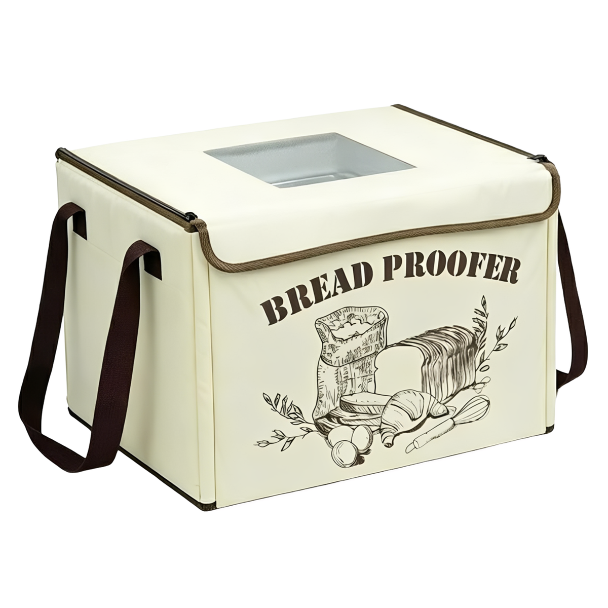 s-zoom.filetakealot-103345227-1.png Folding Bread Proofing Box Dough Proofer Box with Heater for Kitchen Baking - Image 1