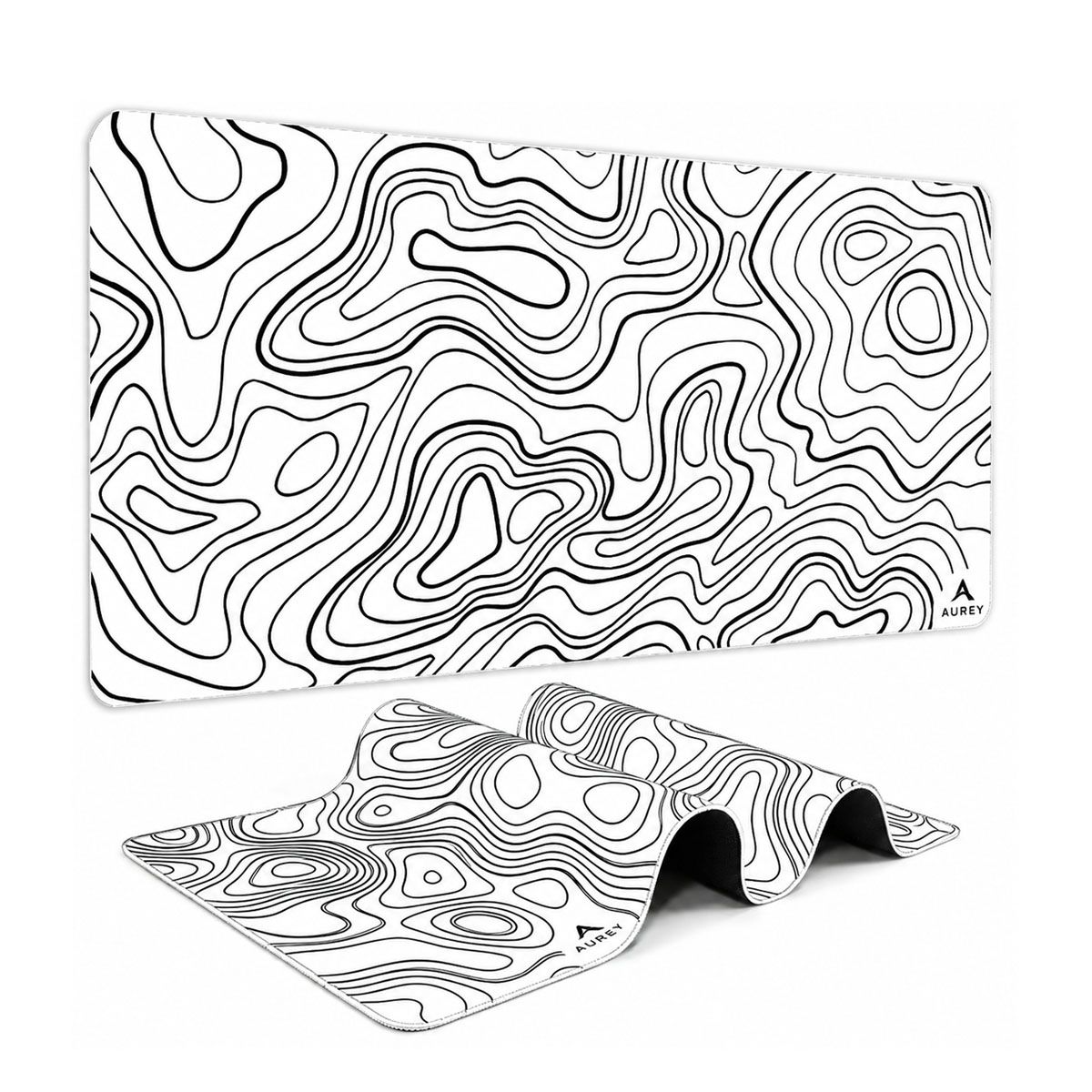 s-zoom.filetakealot-103362551-1.jpg AUREY 90×40cm 3mm Non-Slip Gaming Desk Mouse Pad, Topographic Pattern - Image 1