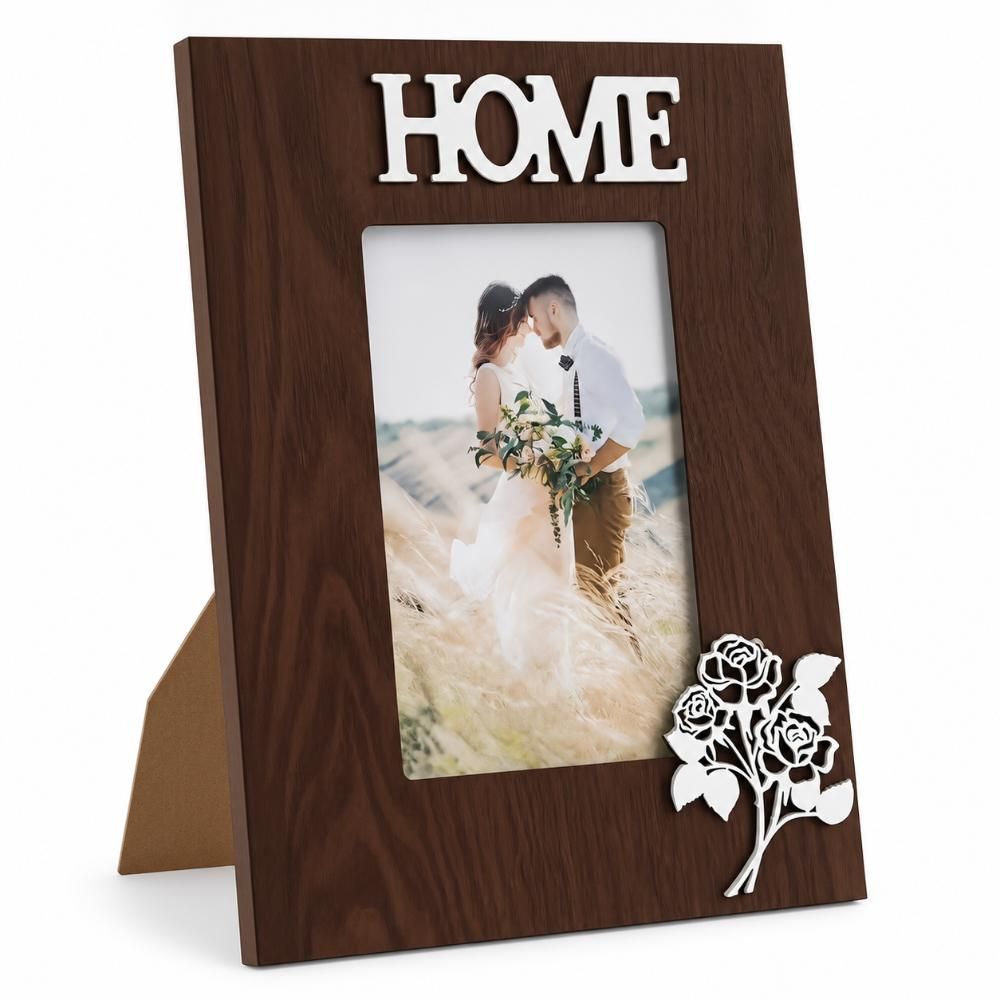 s-zoom.filetakealot-103375995-1.jpg Charming Woodgrain Photo Frame Picture Display for Home Gift & Home Decor - Image 1