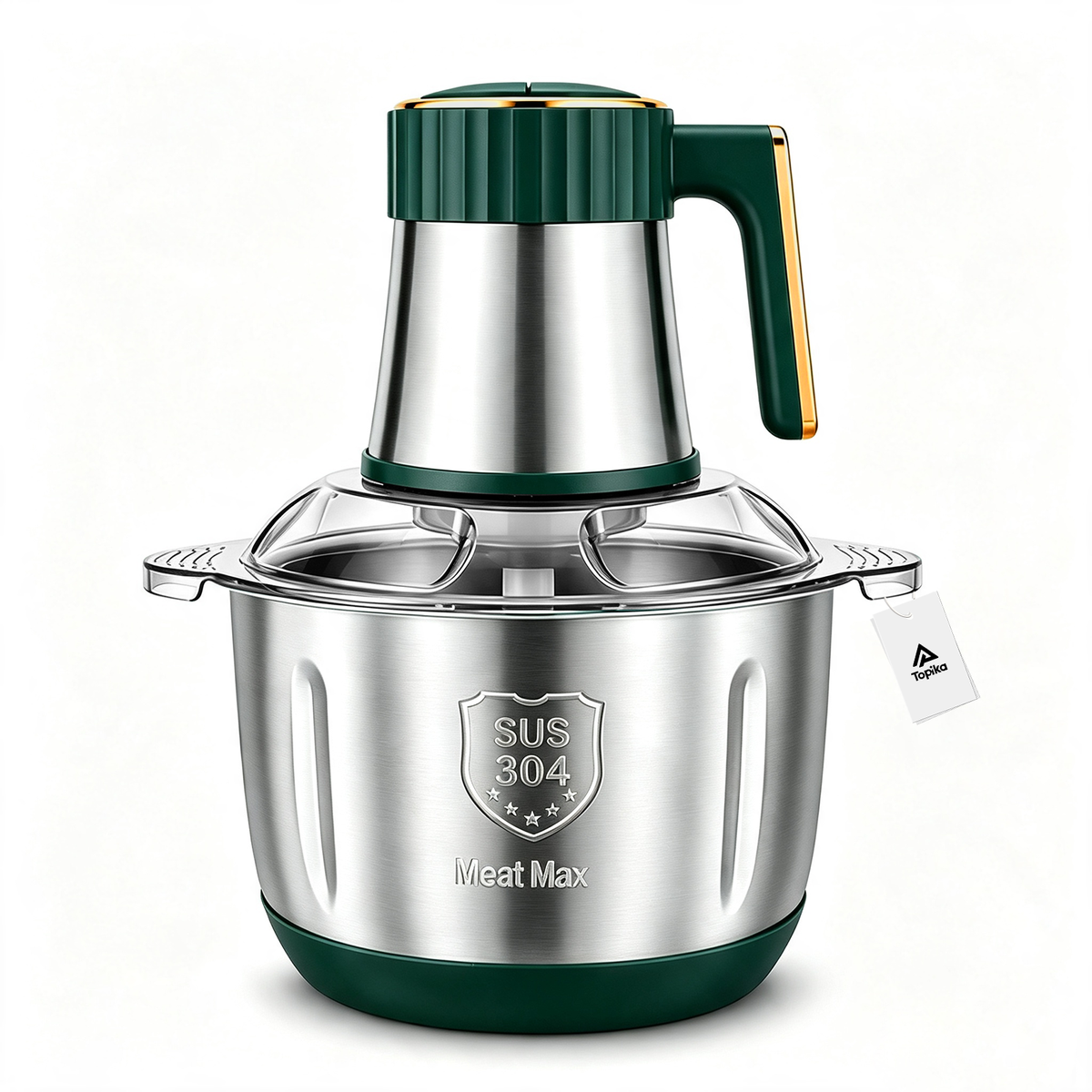 s-zoom.filetakealot-103381655-1.png Topika 5L Meat Grinder Food Processor With Stainless Steel Bowl & 6-Blade - Image 1