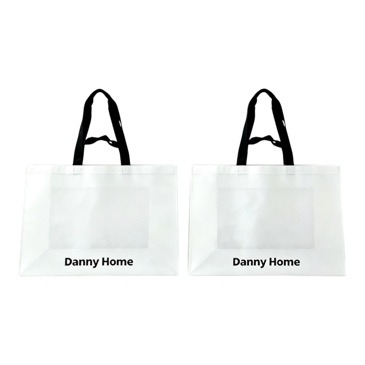 s-zoom.filetakealot-103449960-1.jpg Danny Home 2 Pack Woven Shopping Tote Bag 38.5×55×20cm-PYG-002 - Image 1