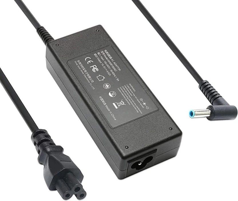 s-zoom.filetakealot-103507348-1.jpg Replacement Laptop Charger Compatible with HP - 4.5 x 3.0mm Blue Tip - Image 1