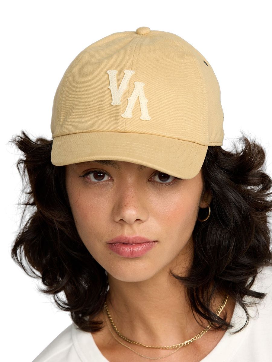 s-zoom.filetakealot-103510316-1.jpg RVCA Women's Dugout Dad Hat - Sand - Image 1