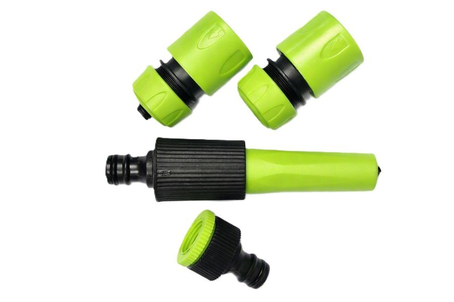 s-zoom.filetakealot-103516957-1.jpg Yiad Hose Spray Connection Set (Adjustable) - 4 Piece (1/2") Nozzle Set - Image 1