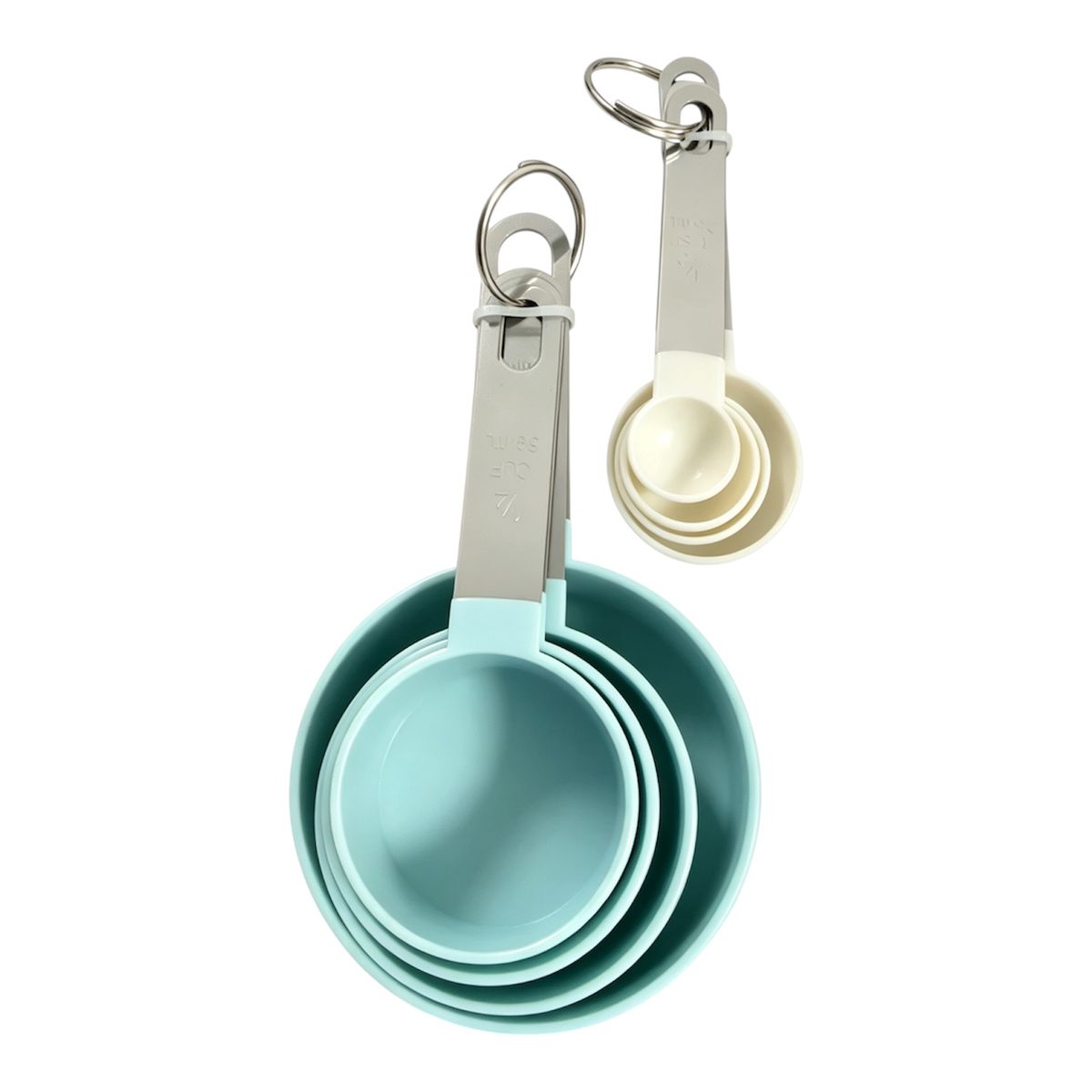 s-zoom.filetakealot-103609370-1.jpg Danny Home 8 Piece Stackable Measuring Cup & SpoonSets-DH3155 - Image 1