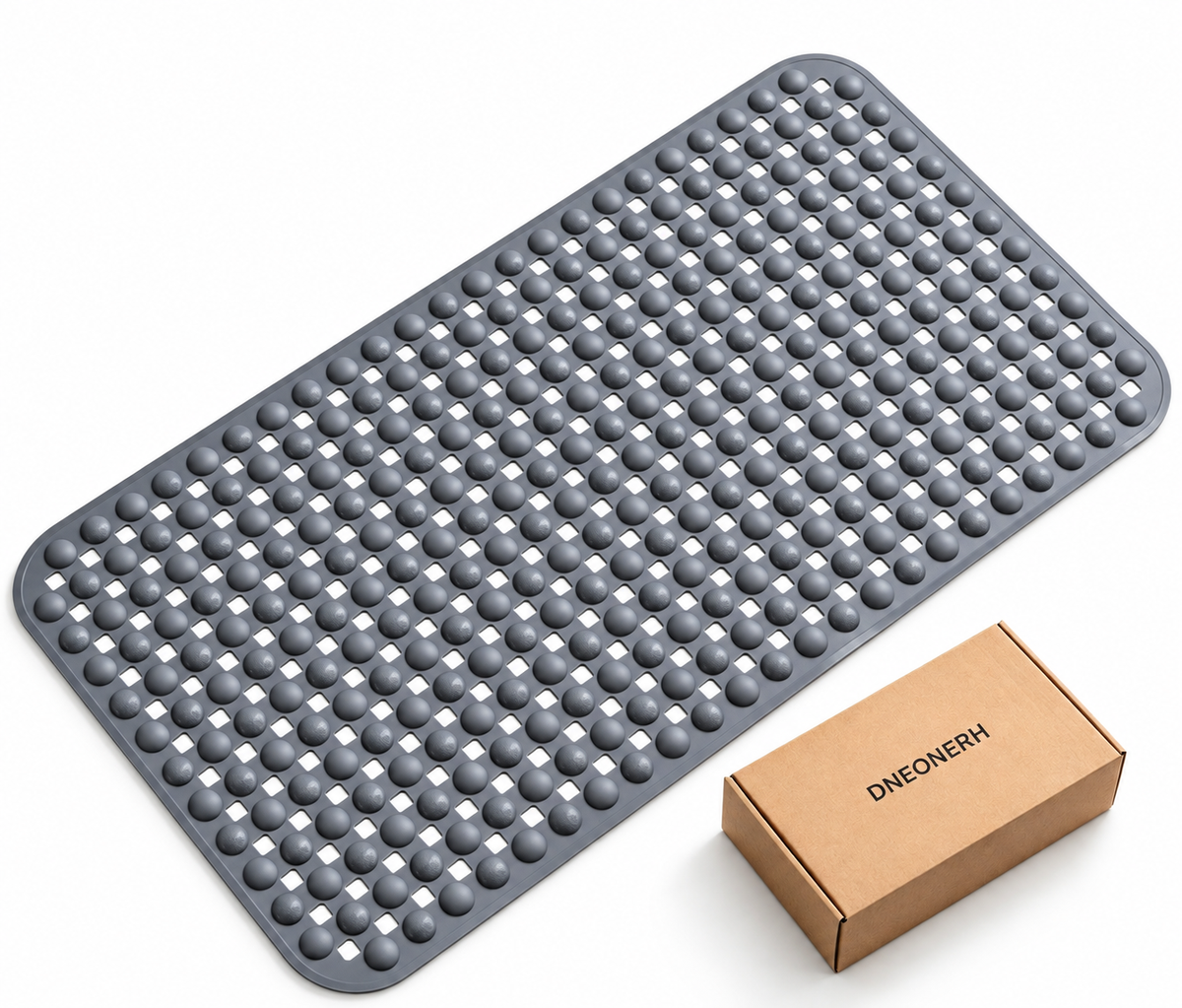 s-zoom.filetakealot-103632353-1.png 70 x 40CM Non-Slip Bath Tub Shower Stall Mats with Drain Holes - Image 1