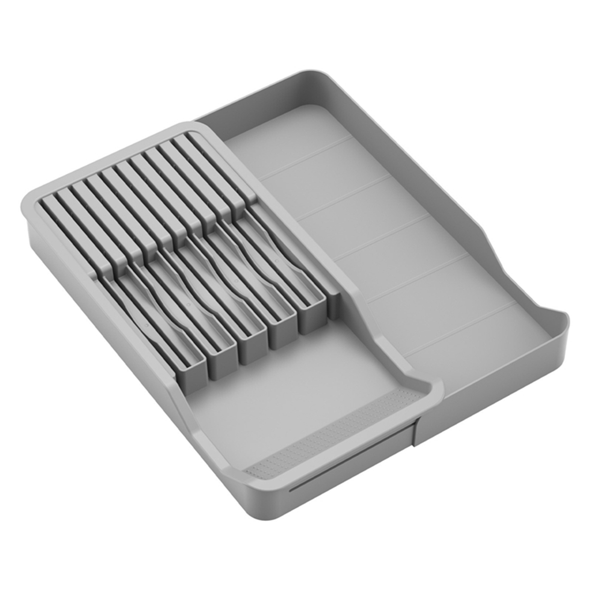 s-zoom.filetakealot-103782186-1.png Expandable Knife Holder & Cutlery Tray for Kitchen Drawers - Image 1