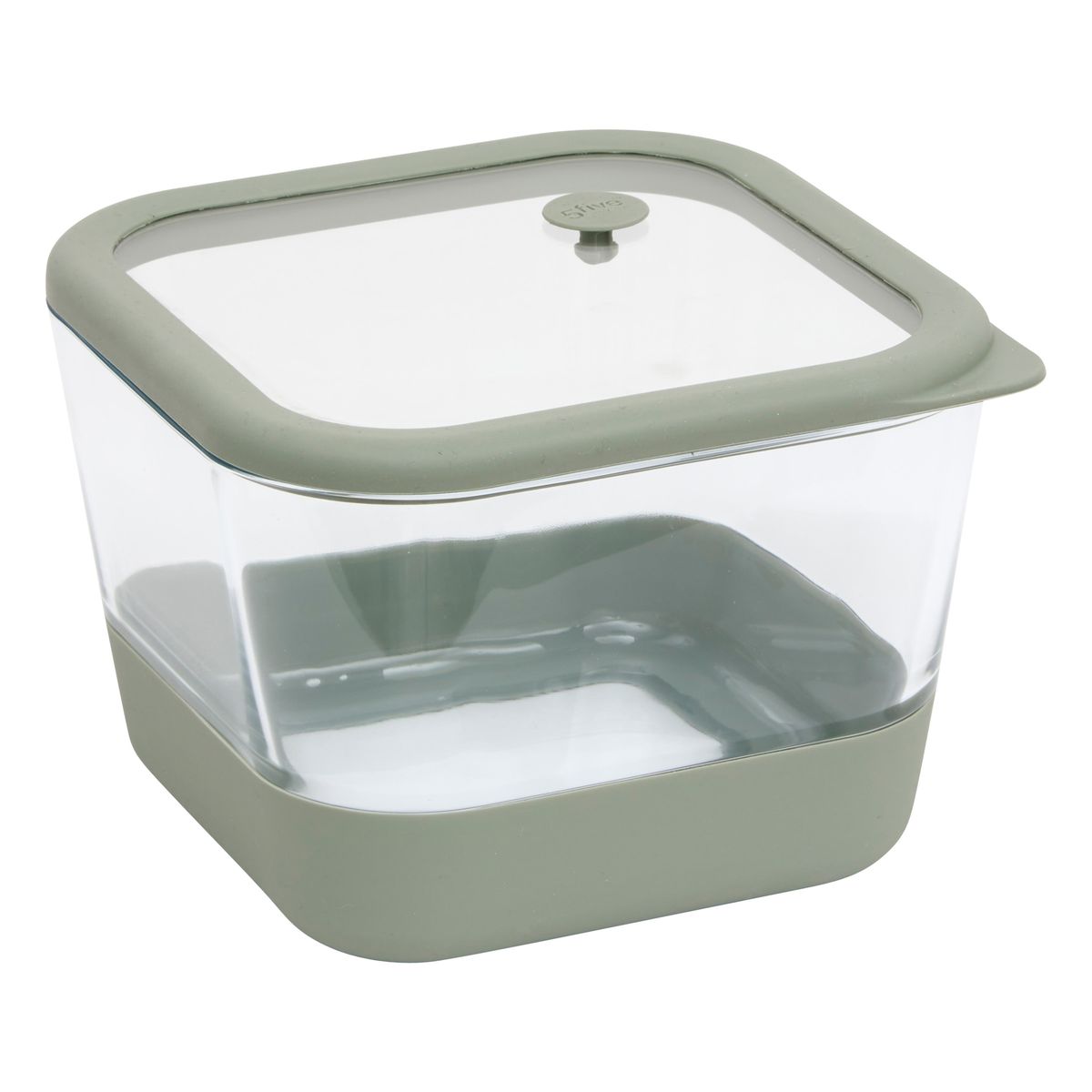 s-zoom.filetakealot-103797351-1.jpg 5five Square Borosilicate Glass Food Storage Container 2L - Image 1