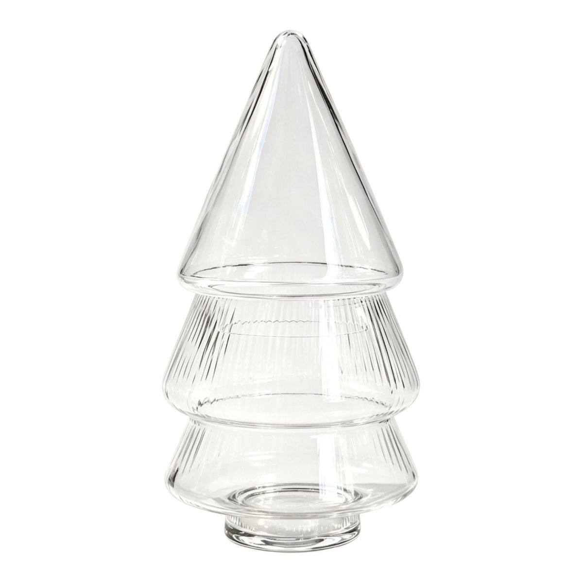 s-zoom.filetakealot-103835316-1.jpg Danny Home Glass Jar with lid 10.4x19.5x16cm-CB-62 - Image 1