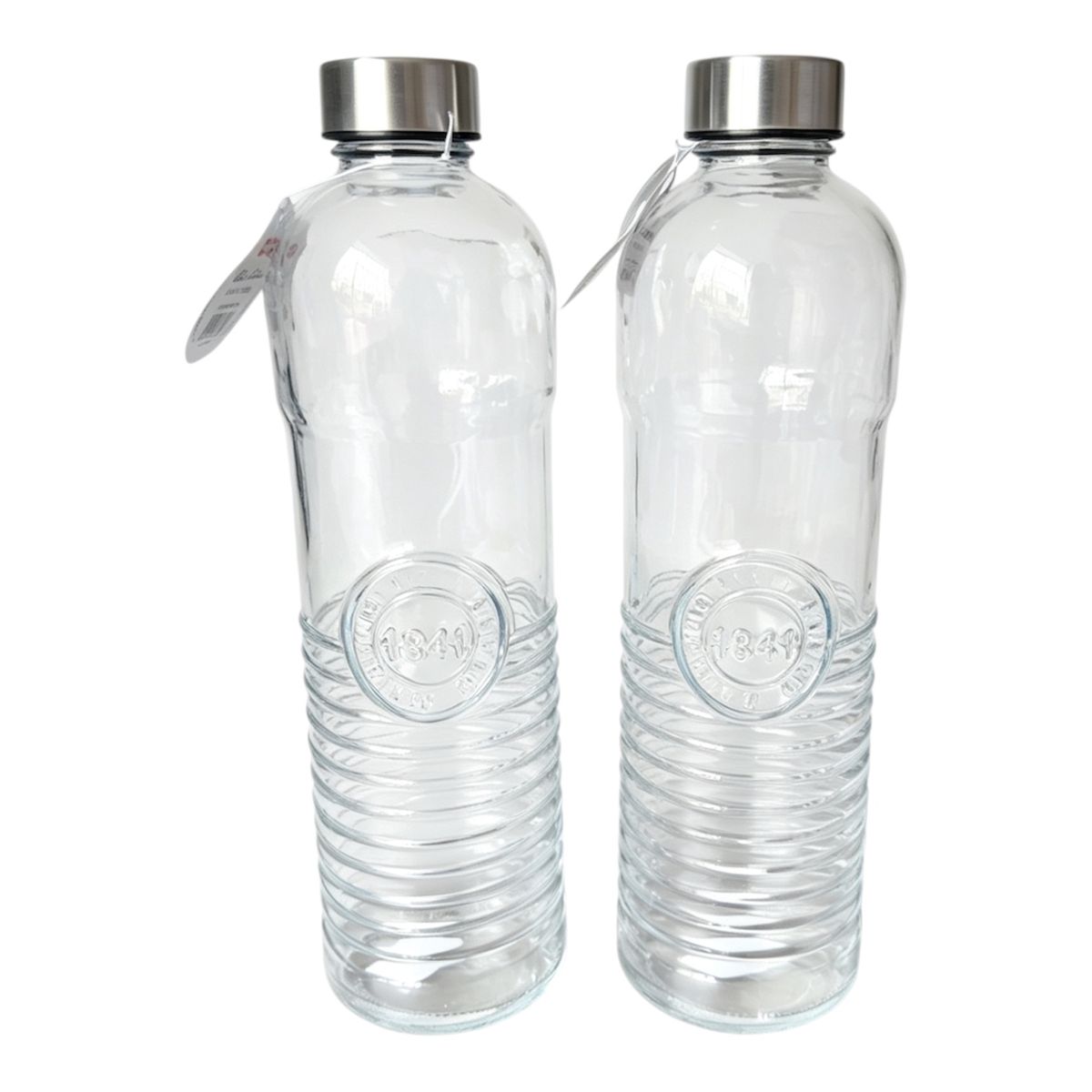 s-zoom.filetakealot-103871916-1.jpg Danny Home 2 Piece Glass Bottle 1000ml-1966-103 - Image 1