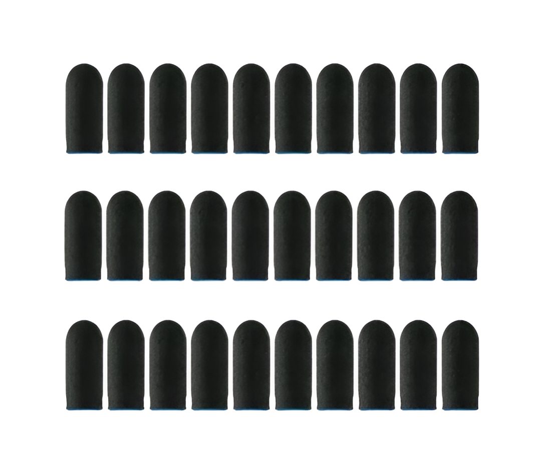 s-zoom.filetakealot-103872515-1.png Mobile Gaming Finger Sleeves 30 Pack - Anti-Slip Sweatproof Touchscreen - Image 1