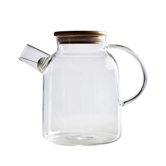 s-zoom.filetakealot-103879633-1.jpg 1.8 LitersTeapot Borosilicate Glass With Wooden Lid - Image 1