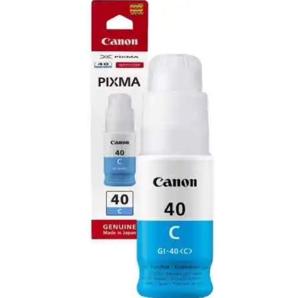 s-zoom.filetakealot-54753898-1.png Canon Ink Cartridges - GI-40 Original Cyan Printer Ink Cartridge - Image 1