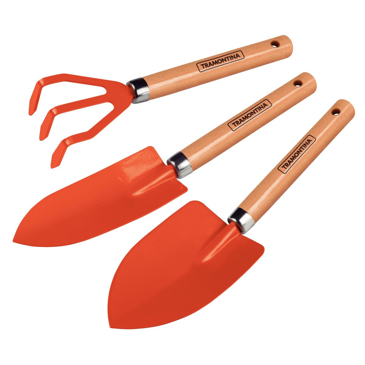 s-zoom.filetakealot-65654779-1.jpg Tramontina 3 Piece Mini Garden Hand Tool Set - Image 1