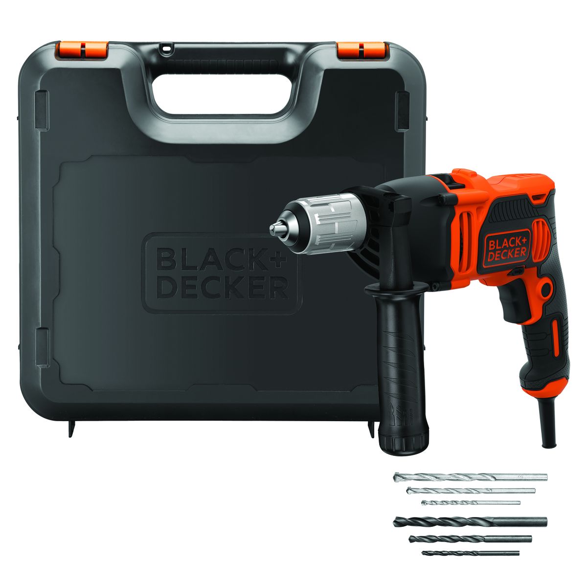 s-zoom.filetakealot-70223909-1.jpg BLACK+DECKER - 850W 13mm Hammer Drill Keyless Chuck with Kitbox - Image 1