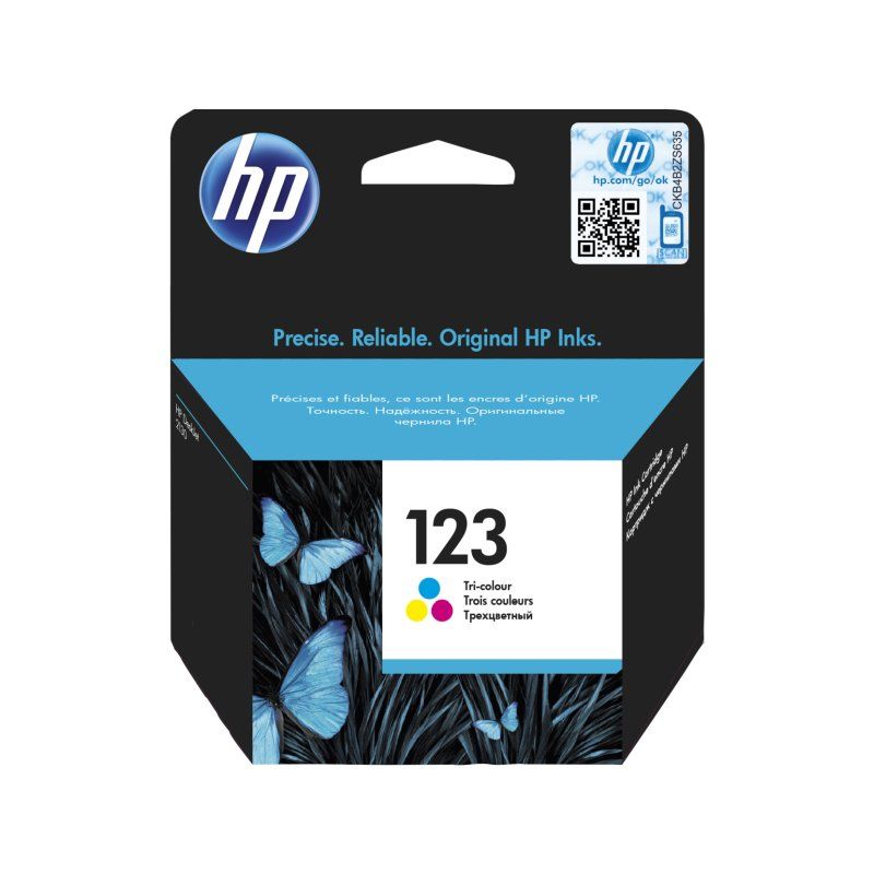 s-zoom.filetakealot-70335619-1.jpg HP 123 Original Tri-Color Ink Cartridge - Image 1
