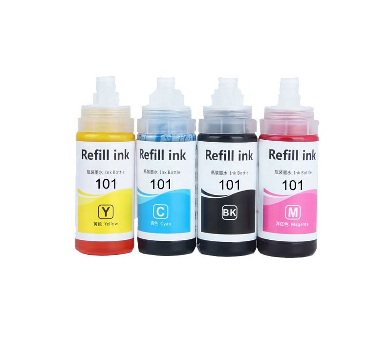 s-zoom.filetakealot-70628085-1.jpg Compatible EPSON 101 ink Bottles Black, Cyan, Yellow and Magenta - Image 1