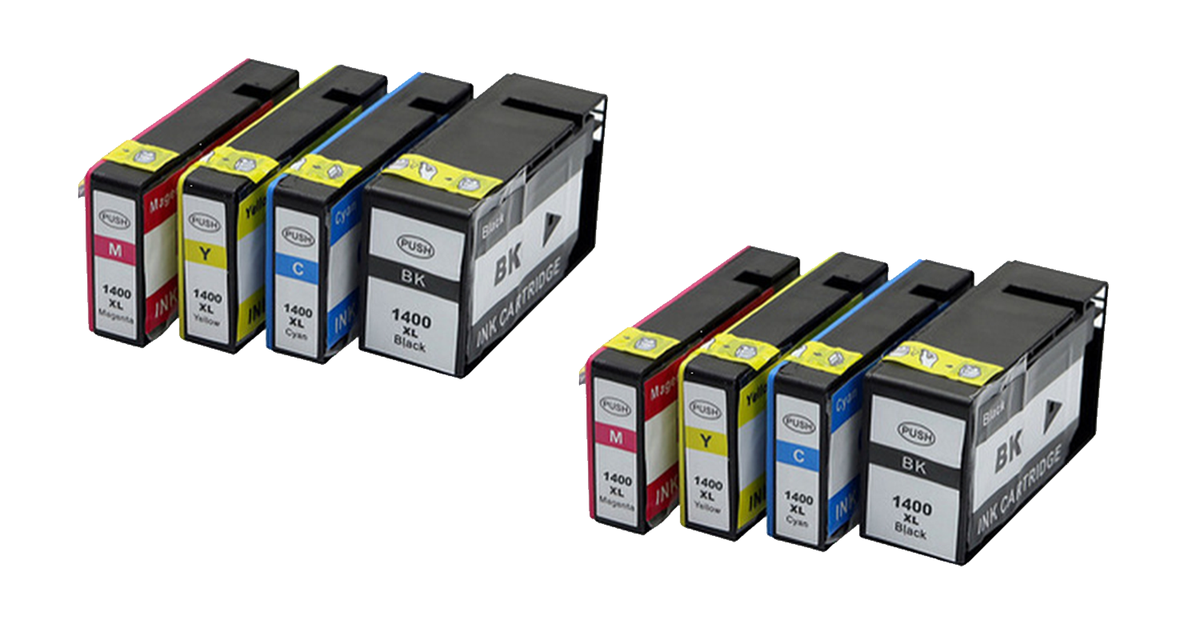 s-zoom.filetakealot-70915466-1.png INKWAREHOUSE Compatible with Canon PGI-1400XL /1400/PGI1400 -Multipack X 2 - Image 1