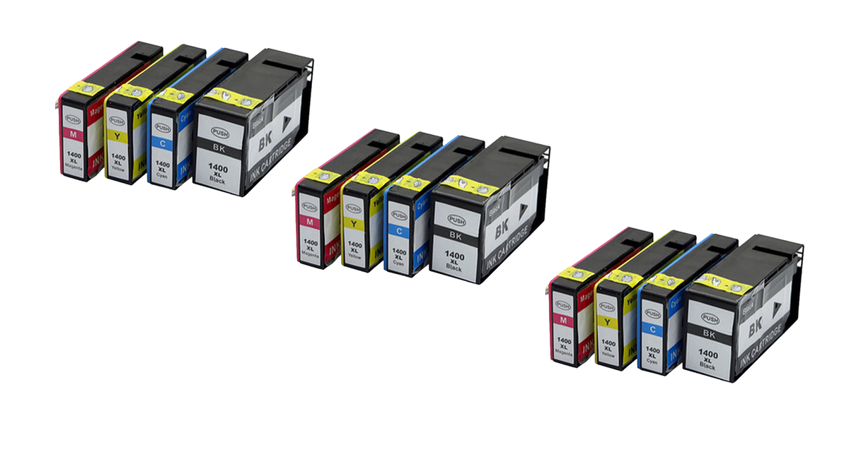 s-zoom.filetakealot-70915467-1.png INKWAREHOUSE Compatible with Canon PGI-1400XL /1400/PGI1400 -Multipack X 3 - Image 1