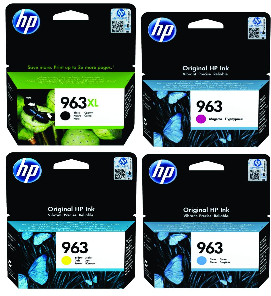 s-zoom.filetakealot-72107672-1.jpg HP 963xl Black & HP 963 Cyan, Magenta, Yellow Combo Pack - Image 1