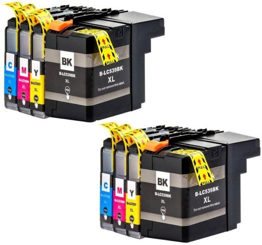 s-zoom.filetakealot-72296736-1.jpg Brother LC539XL / LC535XL / 539 / 535 Twin Multipack - Compatible - Image 1