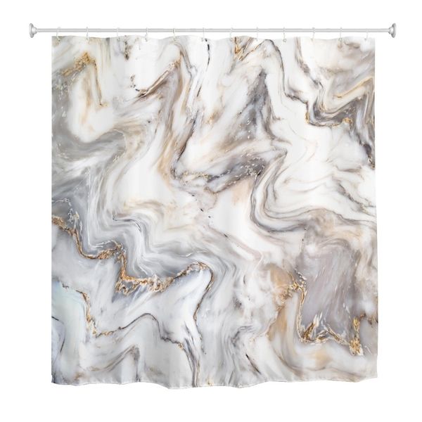 s-zoom.filetakealot-72469937-1.jpg Shower Curtain Modern Custom Design - Marble Grain - Image 1
