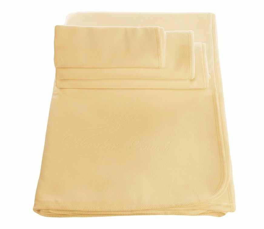 s-zoom.filetakealot-72864111-1.jpg Wonder Towel Microfibre Bathroom Set - Cream - Image 1